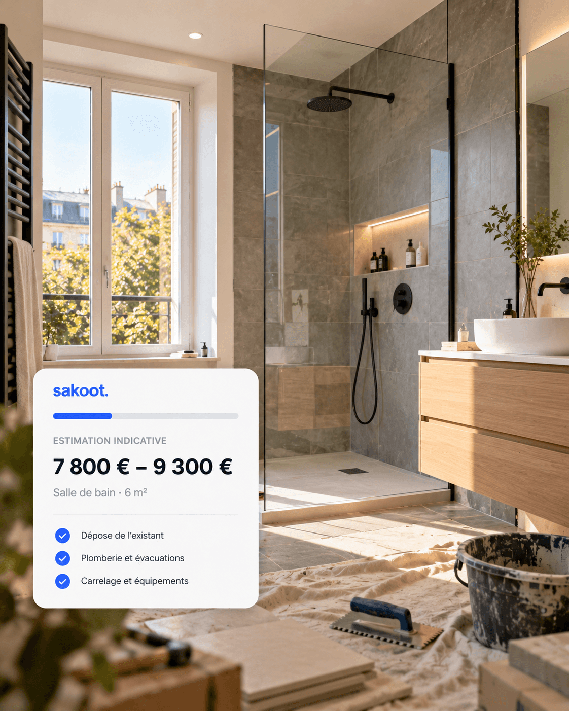 Projet de rénovation de salle de bain